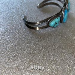 Native American Chunky Vintage Turquoise Bracelet