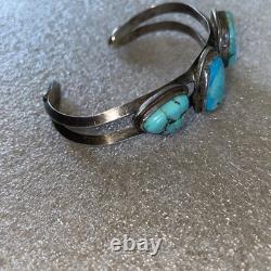 Native American Chunky Vintage Turquoise Bracelet
