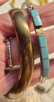 Native American Jewelry Lot Squash Blossom Fetish Bead Southwest Artisian Vtg