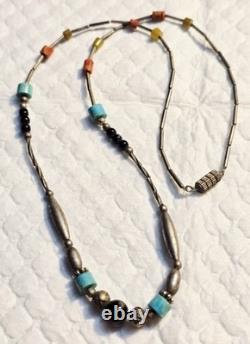 Native American Jewelry Lot Squash Blossom Fetish Bead Southwest Artisian Vtg