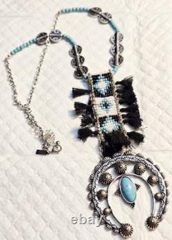 Native American Jewelry Lot Squash Blossom Fetish Bead Southwest Artisian Vtg