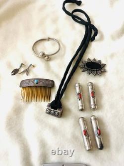 Native American Jewelry Lot Taxco Mexico 162 Grams Sterling Silver VINTAGE 925