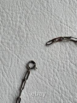 Native American Jewelry Navajo STERLING Marked M Vintage Necklace