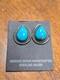 Native American Jewelry Turquoise Earrings Women's Sterling Silver NEW Vintage