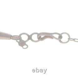 Native American Navajo Vintage Graduated Bead Strand Necklace 30 Sterling 925