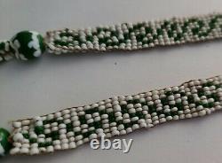 Native American Seed Trade Bead Necklaces Jewelry Tribal Art Vintage Strand