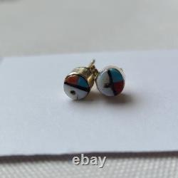 Native American Sterling Silver 925 LOT Turquoise earrings rings vintage Jewelry