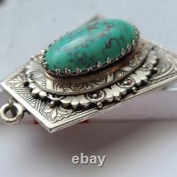Native American Sterling Silver 925 LOT Turquoise earrings rings vintage Jewelry