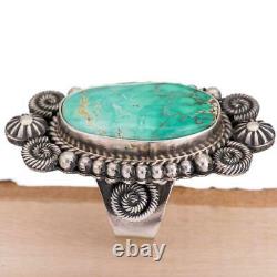 Native American Turquoise RING Sterling Silver Michael Calladitto 8 Old Vintage