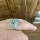 Native American Turquoise Sterling Silver Ring Navajo Vintage Indian Jewelry