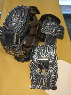 Native Jewelry, Old Pawn, Vintage, Buckle with concho belt, Turquoise, rings