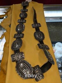 Native Jewelry, Old Pawn, Vintage, Buckle with concho belt, Turquoise, rings