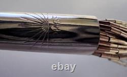 Navajo 24 12kGF 30 Strand Necklace & Sterling Silver Matching Bear Pendant