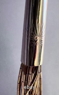 Navajo 24 12kGF 30 Strand Necklace & Sterling Silver Matching Bear Pendant