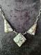 Navajo ALV White Horse Turquoise Necklace Vintage Native American Jewelry