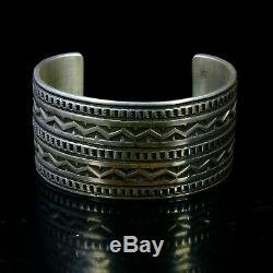 Navajo Cuff bracelet Vintage Large Silver Native American Indian Jewelry