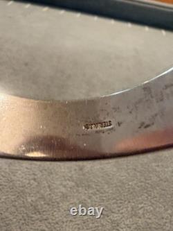 Navajo Old Pawn 925 Sterling Vintage STERLING SILVER BANGLE 48.4 GRAMS JB1