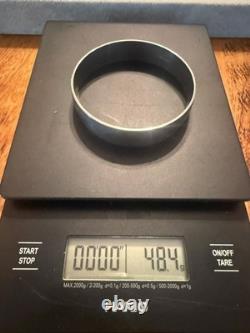 Navajo Old Pawn 925 Sterling Vintage STERLING SILVER BANGLE 48.4 GRAMS JB1