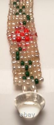 Navajo Seed Bead Bracelet Vintage Native American Jewelry