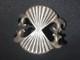 Navajo Silver Sand Cast Bracelet Native American 6.5 Inches Vintage Jewelry