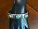 Navajo Sterling & MORENCI Turquoise Cuff 36.2 grams 6.5 wearable inches Vintage