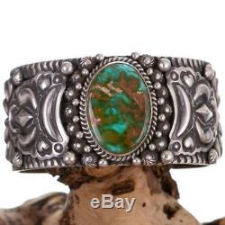 Navajo Turquoise Bracelet Royston HIDDEN EARTH Sterling Silver DARRYL BECENTI