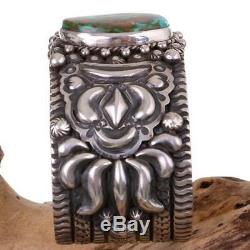 Navajo Turquoise Bracelet Royston HIDDEN EARTH Sterling Silver DARRYL BECENTI