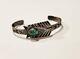 Navajo Turquoise & Silver Bracelet Silver Arrow Pre WWI Native American Jewelry