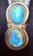 Navajo VTG Ring Size 6 Split Shank Turquoise Native American Handmade 68 Oz. 925