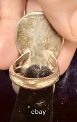 Navajo VTG Ring Size 6 Split Shank Turquoise Native American Handmade 68 Oz. 925