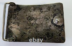 Navajo Vintage Belt Buckle Hopi Jewellery Native American Beltbuckle Silver