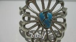 Nice Vtg Lot Of 10 Piece Native American Sterling Silver & Turquoise Jewelry