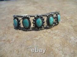 OLDER Vintage Navajo Sterling Silver ROYSTON Turquoise Bracelet