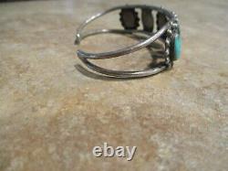 OLDER Vintage Navajo Sterling Silver ROYSTON Turquoise Bracelet