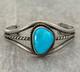 OLD Vintage Native American Navajo Turquoise GEM Sterling silver Bracelet 33g