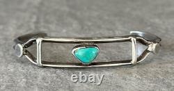 OLD Vintage Native American Navajo Turquoise Sterling silver Bracelet