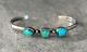 OLD Vintage Native American Navajo Turquoise Sterling silver Bracelet