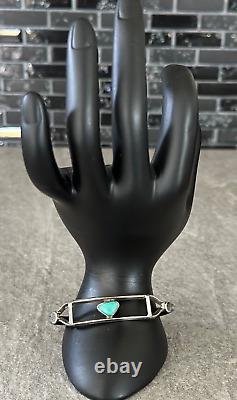 OLD Vintage Native American Navajo Turquoise Sterling silver Bracelet