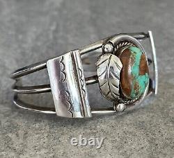OLD Vintage Native American Navajo Turquoise Sterling silver Bracelet 39+g