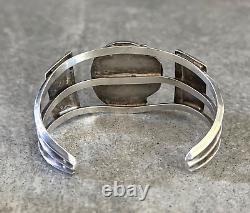 OLD Vintage Native American Navajo Turquoise Sterling silver Bracelet 39+g