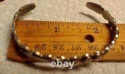 Old Fred Harvey Era Arrow Silver Products Coin Silver Cuff Bracelet