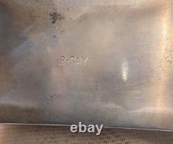 Old Native American Silver Turquoise Coral Bracelet Large Jewelry Vintage Mens