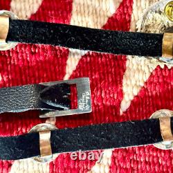 Old Pawn, Sterling Silver Eagle Concho Belt 30, 70 grams, Signed B. Snyder
