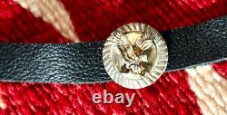 Old Pawn, Sterling Silver Eagle Concho Belt 30, 70 grams, Signed B. Snyder