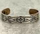 Old Vintage 30's Native American Navajo THUNDERBIRD silver Bracelet 6.6 in