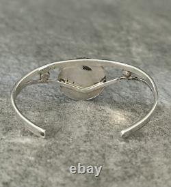 Old Vintage Native American Navajo Turquoise Sterling Bracelet