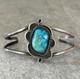 Old Vintage Native American Navajo Turquoise Sterling silver Bracelet