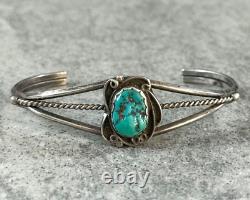 Old Vintage Native American Navajo Turquoise Sterling silver Bracelet