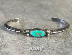 Old Vintage Native American Navajo Turquoise Sterling silver Bracelet