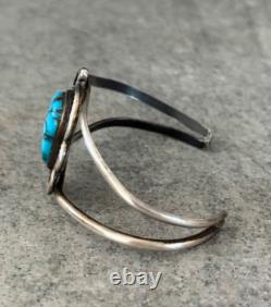 Old Vintage Native American Navajo Turquoise Sterling silver Bracelet